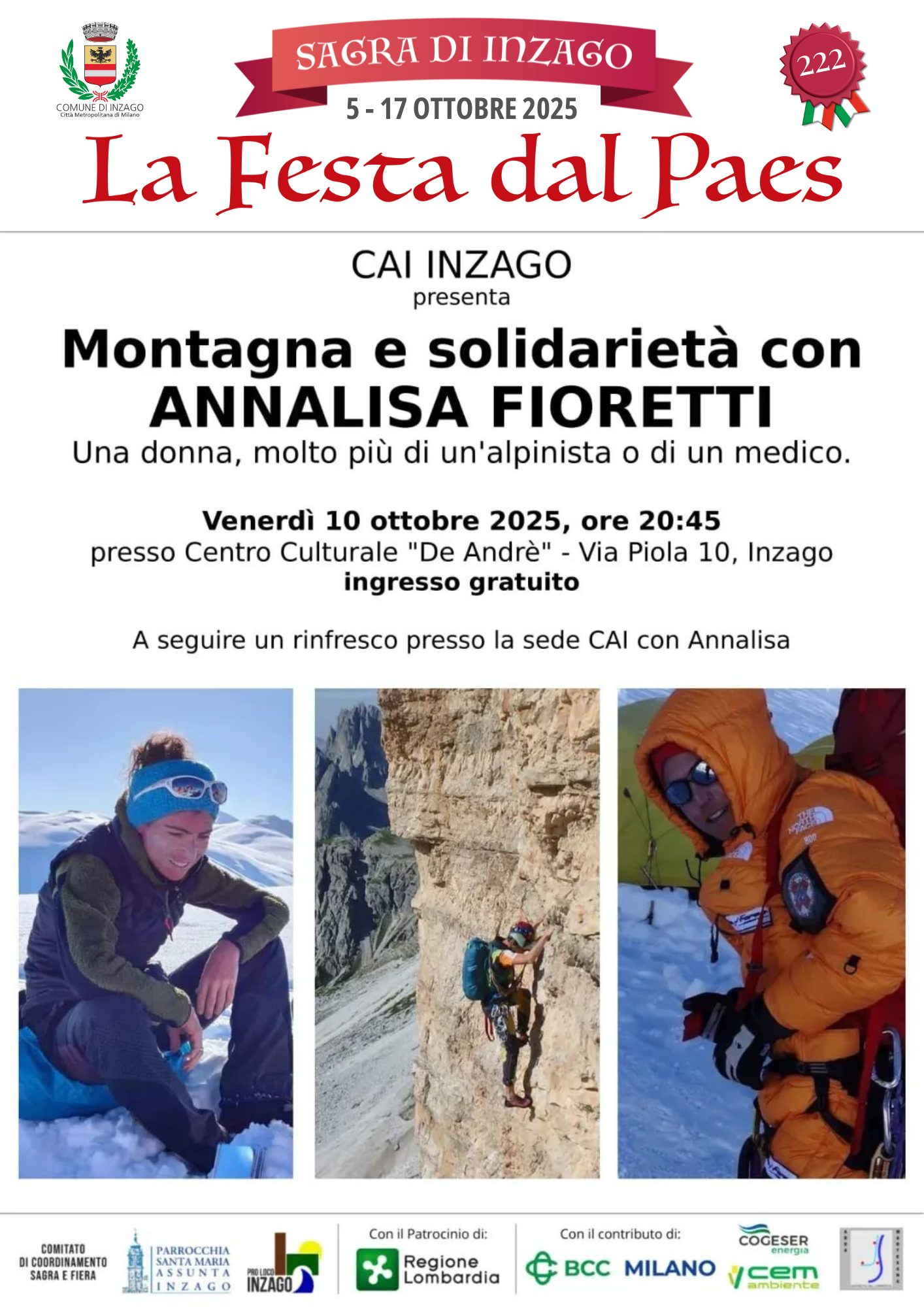 Serata CAI Inzago